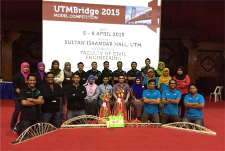 UTHM raih Anugerah di UTM Bridge Competition