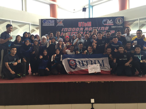 UTHM Rowing Team Brought 10 Medals Home At The UTeM Indoor Rowing Championship