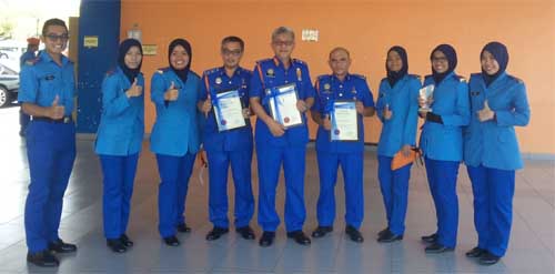 UTHM SISPA Received Recognition At The 64th Council of Civil Defense Anniversary Celebration