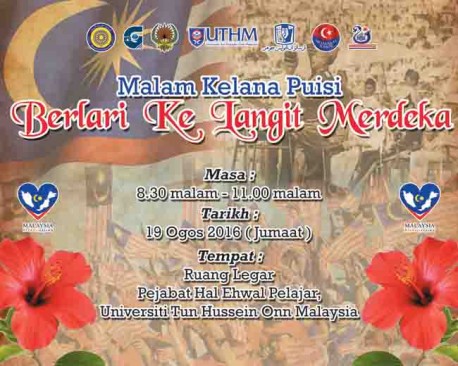 Kelana Poetry Night ‘‘Berlari Ke Langit Merdeka” 2016 Brought The Concept of  Johor Consensus