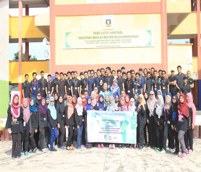 Youth Action Save Our Nature at Sekolah Menengah Kebangsaan LKTP Maokil, Labis Segamat