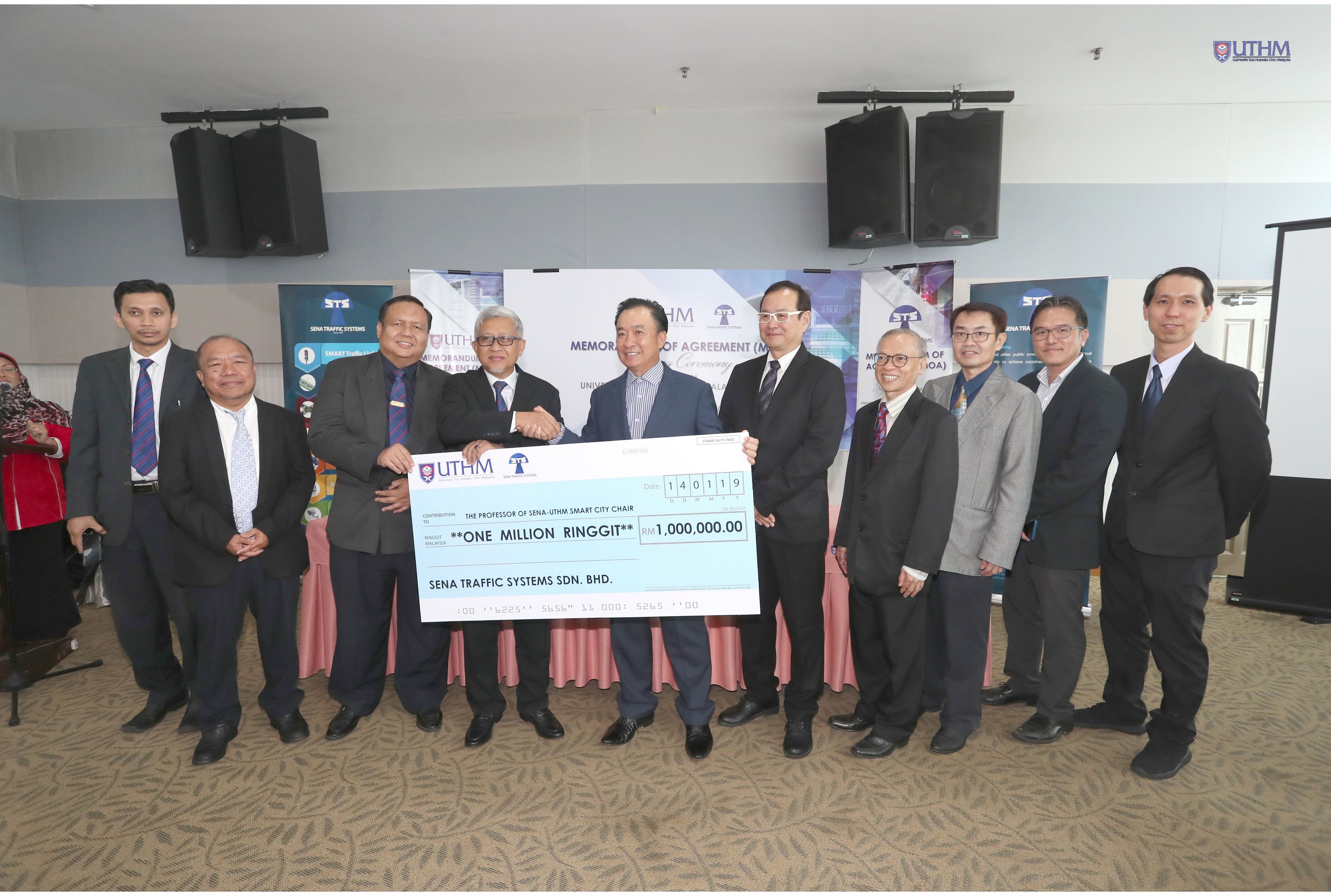 UTHM terima dana penyelidikan RM1 juta bangun Sistem Trafik Pintar
