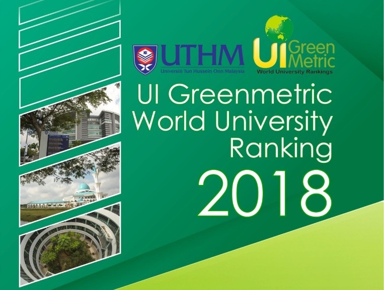 Penarafan Matriks Hijau Universiti Dunia: UTHM di kedudukan ke-14 universiti Malaysia
