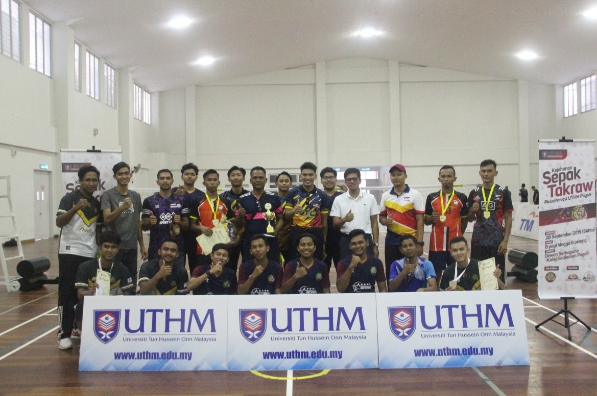 Kejohanan Sepak Takraw Piala Provost UTHM Pagoh dapat sambutan hangat