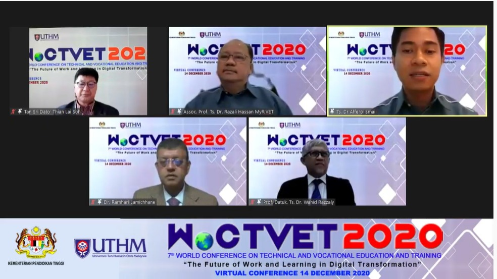 Persidangan TVET antarabangsa secara maya tarik minat peserta pelbagai negara