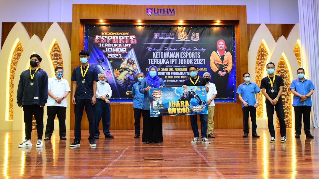 UTHM bergelar juara di Kejohanan ESports Terbuka IPT Johor 2021