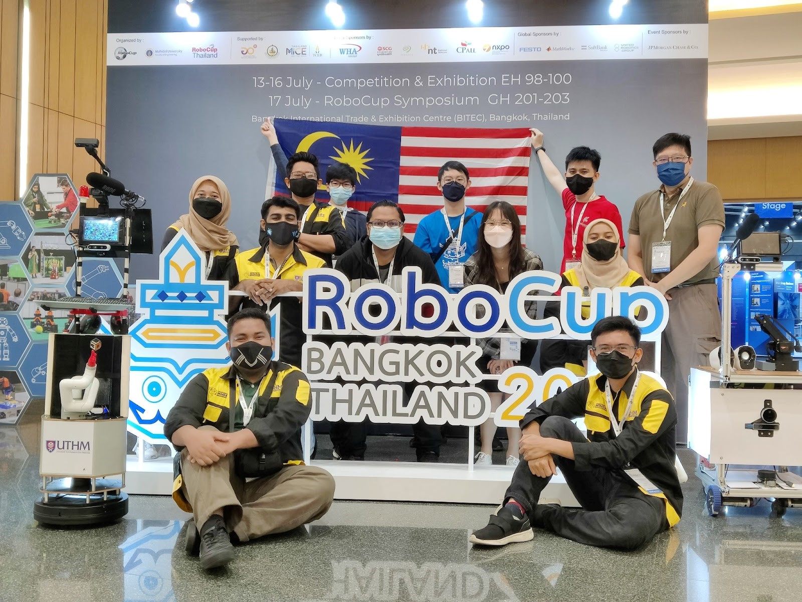 UTHM raih juara kategori di World RoboCup 2022