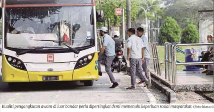 Keratan Akhbar: Tingkat akses pengangkutan penduduk luar bandar