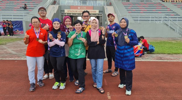 UTHM bawa pulang 11 pingat di Kejohanan Sukan MAKSAK Johor 2024