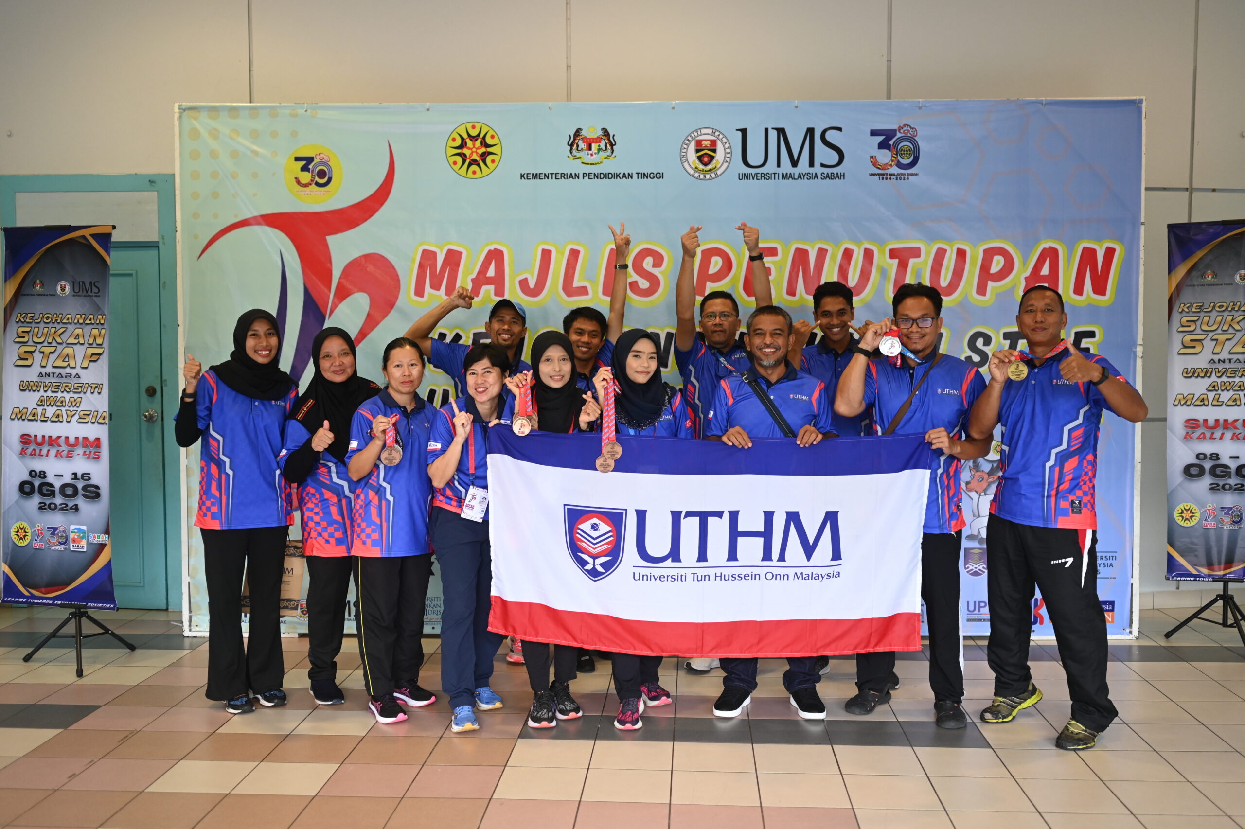 UTHM contingent contributed 13 medals in SUKUM 2024