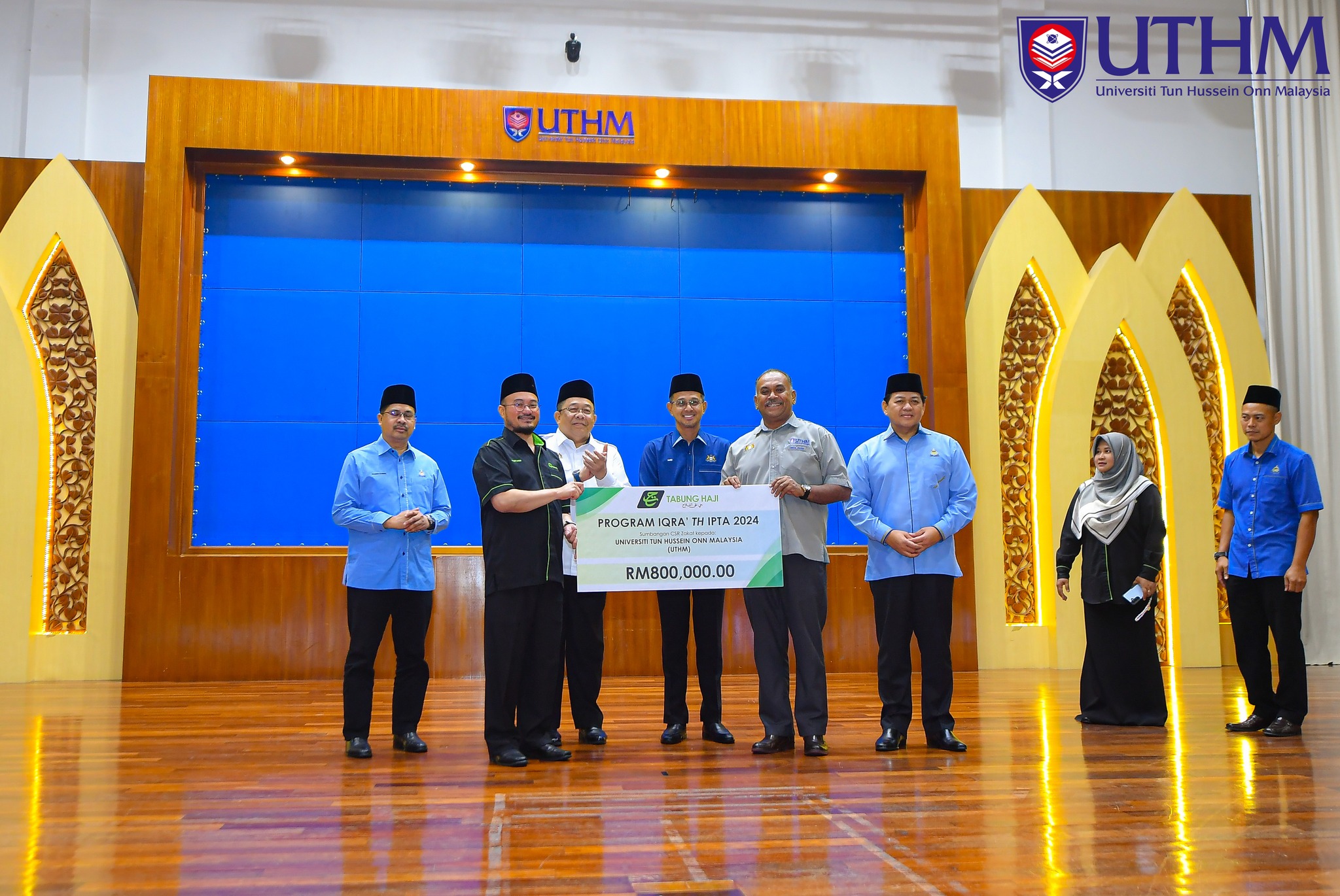 UTHM terima sumbangan zakat RM960 ribu daripada tiga institusi