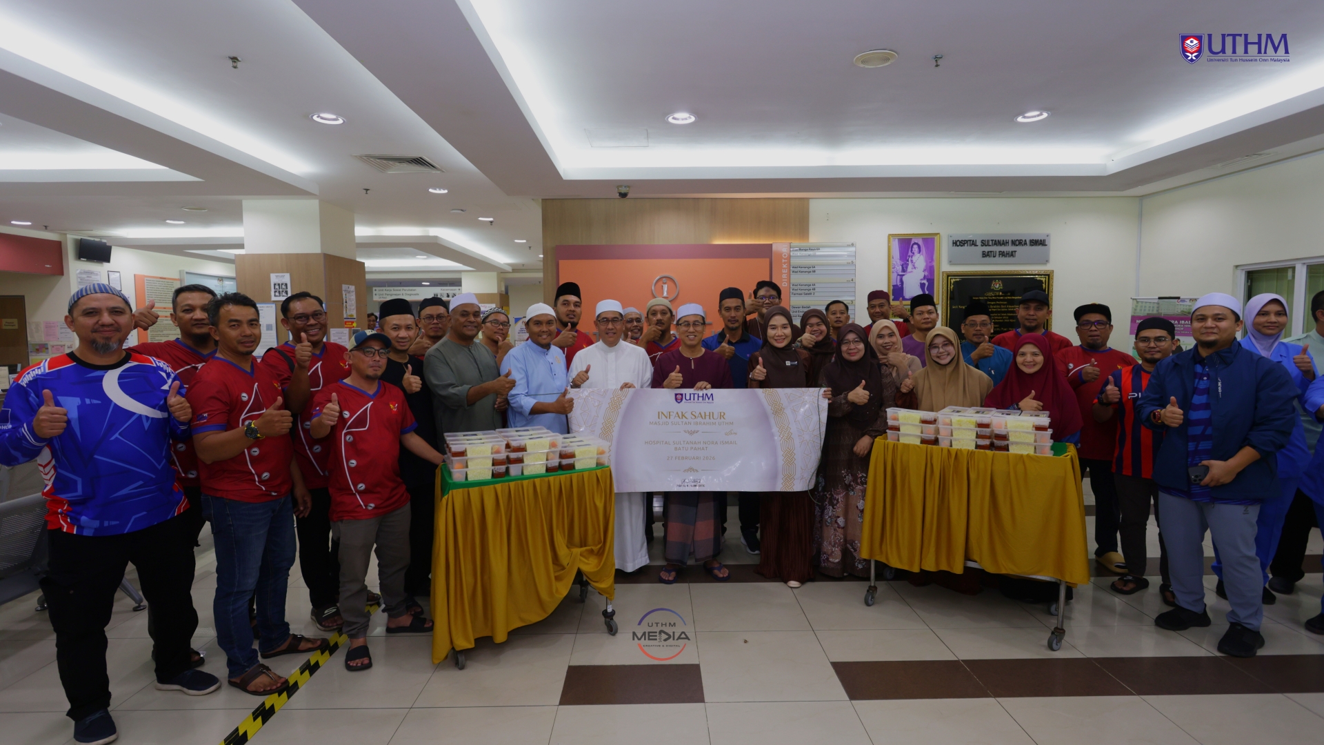 Semarak Ramadan: UTHM sumbang lebih RM50 ribu, rai 7245 penerima