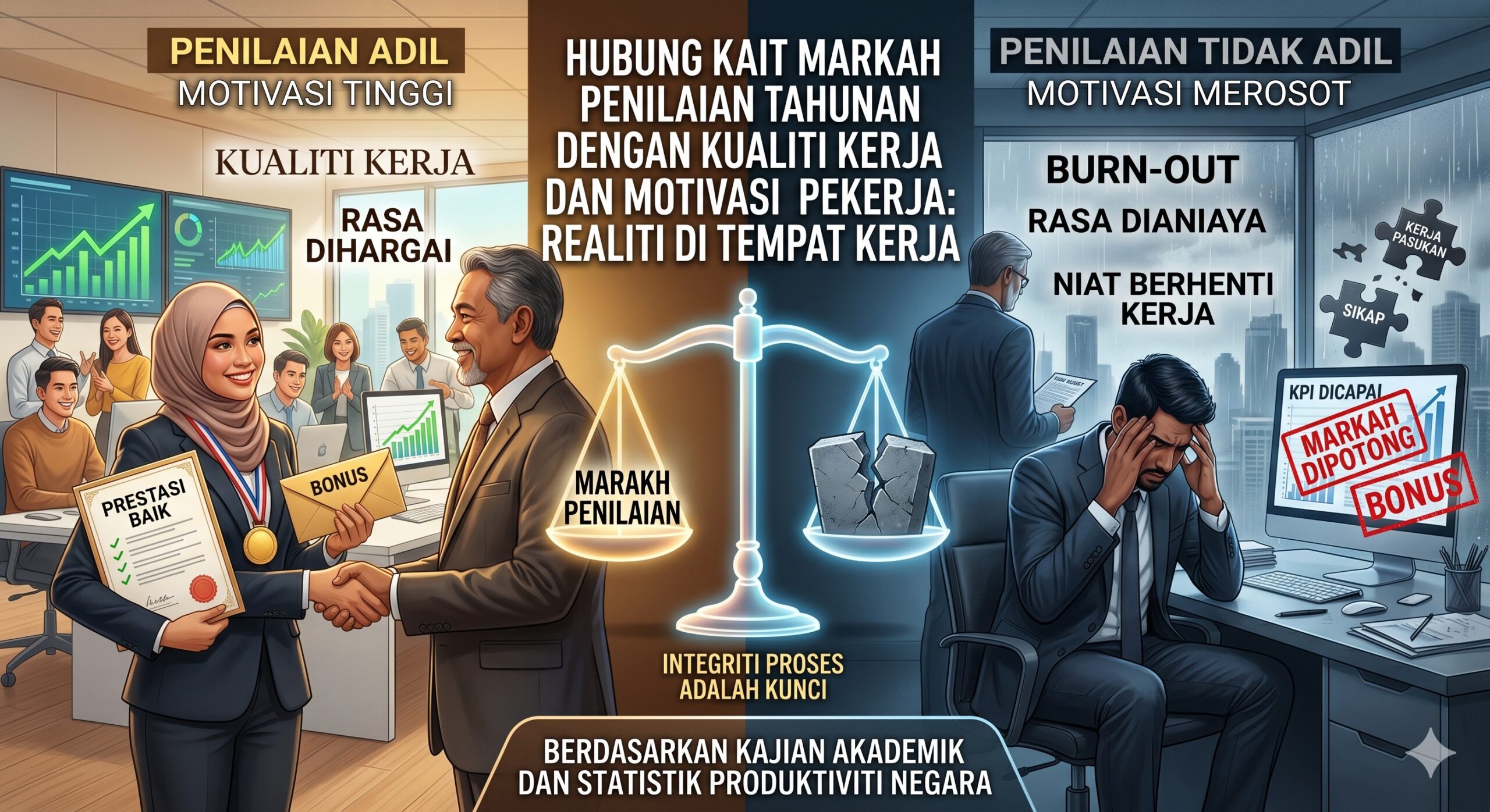 Dilema Markah Prestasi: Antara KPI, kualiti kerja dan mainan emosi pekerja